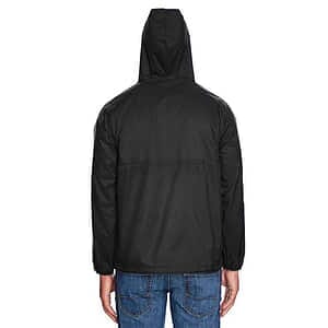 Unisex Packable Hooded Nylon Jacket - M750