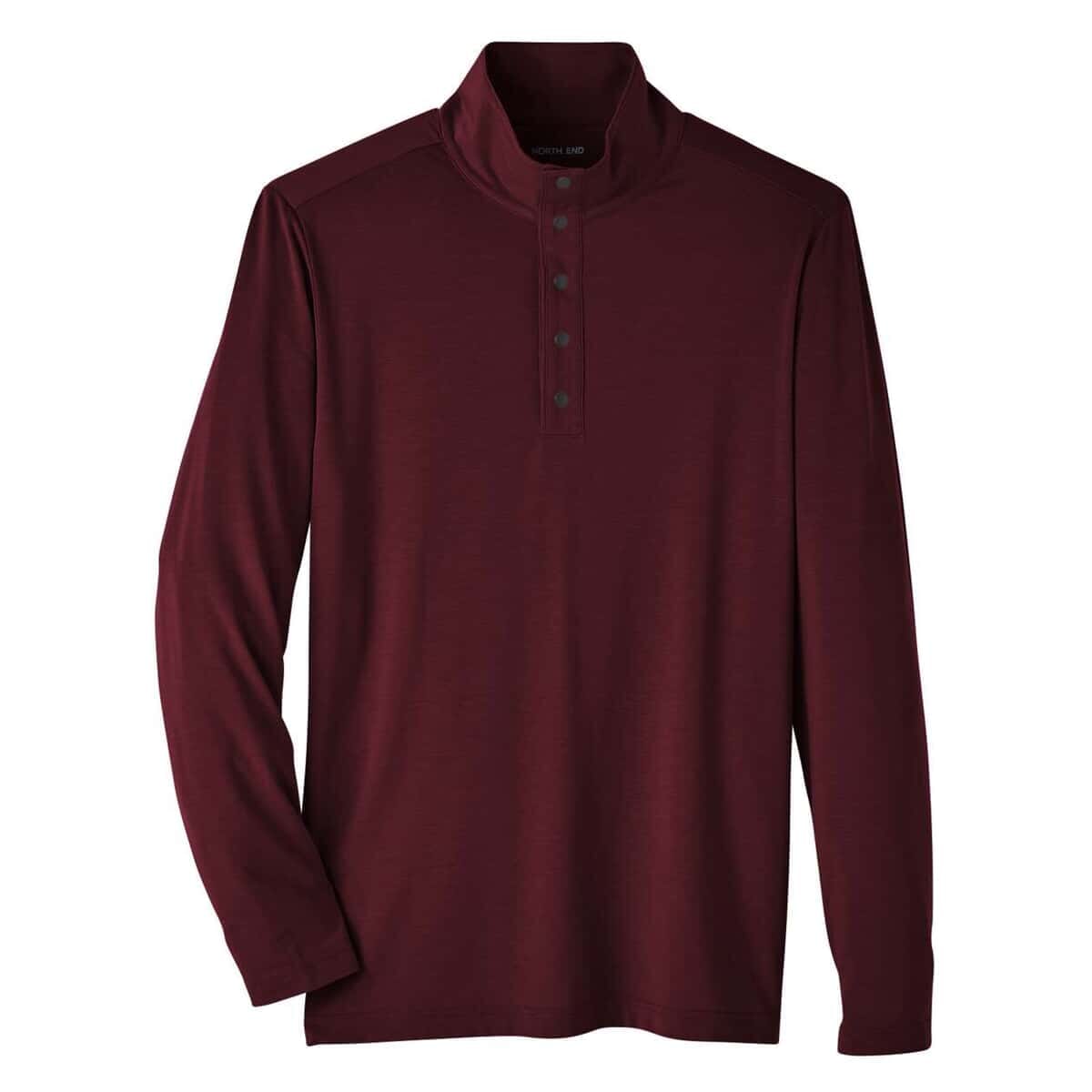 Men's JAQ Stretch Performance Snap-Neck Pullover - NE400