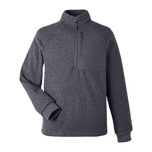 Men's Aura Sweater Fleece Quarter-Zip Pullover - NE713