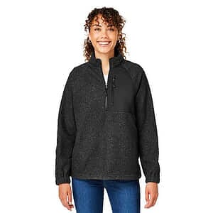 Women's Aura Sweater Fleece Quarter-Zip Pullover - NE713W