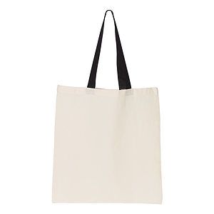 Contrast-Color Handle Tote - OAD105