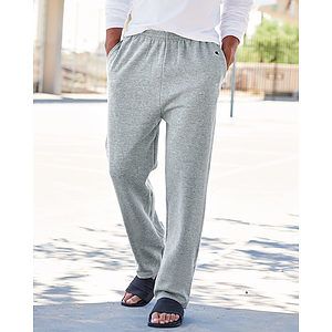 Men's Powerblend® Open-Bottom Sweatpants with Pockets - P800