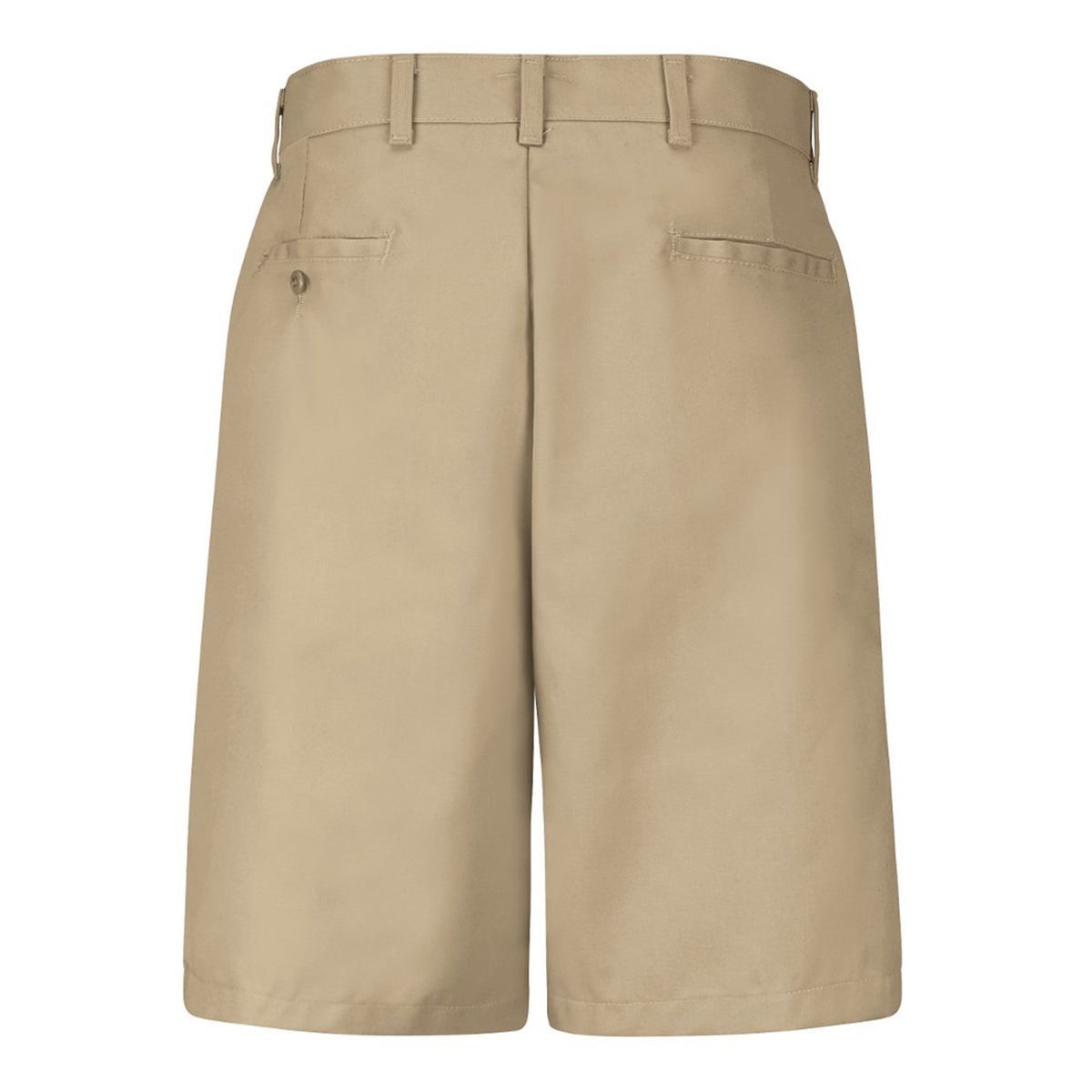 Men's Extended Sizes Cotton Casual Plain Front Shorts - PC26EXT