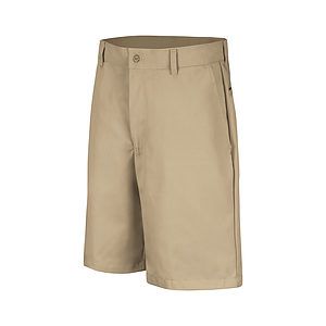 Men's Extended Sizes Cotton Casual Plain Front Shorts - PC26EXT