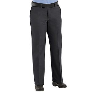 Women's Extended Sizes Plain Front Cotton Pants - PC45EXT