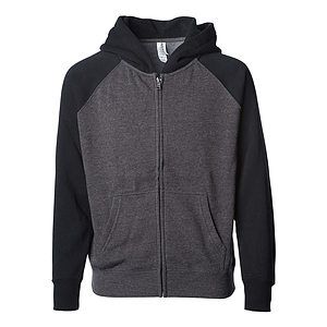 Toddler Lightweight Special Blend Raglan Zip Hood - PRM10TSBZ