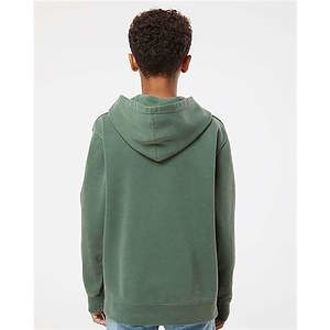Youth Midweight Pigment-Dyed Hooded Sweatshirt - PRM1500Y