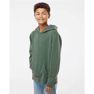 Youth Midweight Pigment-Dyed Hooded Sweatshirt - PRM1500Y