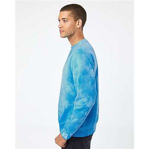 Unisex Midweight Tie-Dyed Crewneck Sweatshirt - PRM3500TD