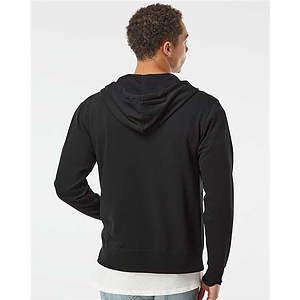 Unisex Heathered French Terry Full-Zip Hooded Sweatshirt - PRM90HTZ