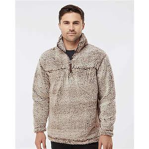 Unisex Sherpa Fleece Quarter-Zip Pullover - Q10