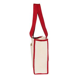 14L Tote with Contrast-Color Handles - Q1100