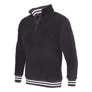 Unisex Varsity Sherpa Quarter-Zip Pullover - Q20