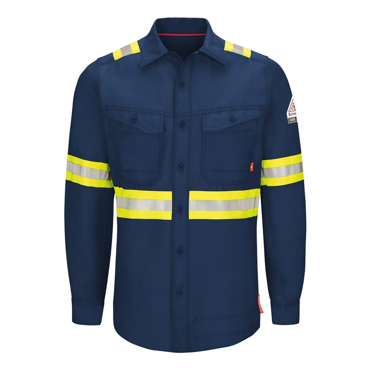 Men's Tall iQ Series® Endurance Enhanced-Vis Work Shirt - QS40ET
