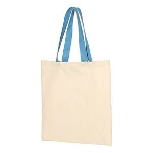 Economical Tote with Contrast-Color Handles - QTB6000