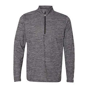 Men's Striated Quarter-Zip Pullover - QZ7EAM