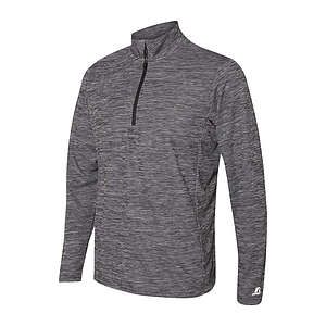 Men's Striated Quarter-Zip Pullover - QZ7EAM