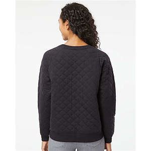 Women's Quilted Crewneck Pullover - R08