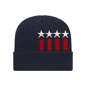 USA-Made Patriotic Cuffed Beanie - RK12