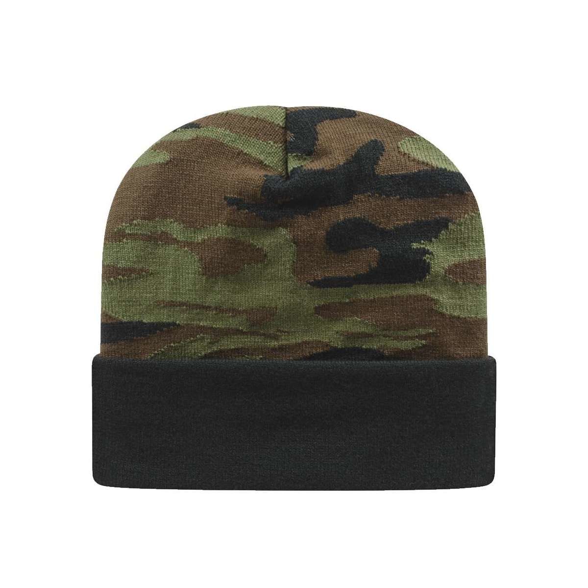 USA-Made Camo Cuffed Beanie - RKC12