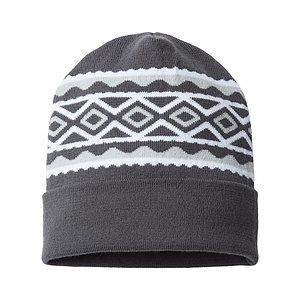 USA- Made Diamond Cuffed Beanie - RKD12