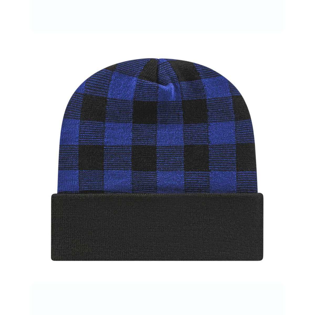 USA-Made Plaid Beanie - RKP12