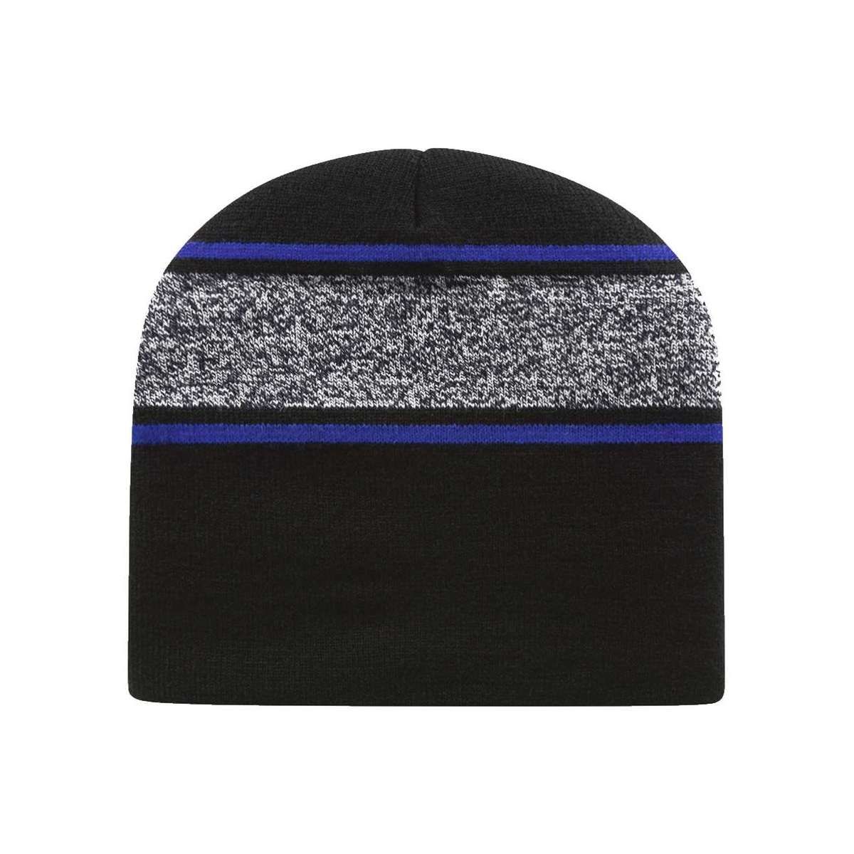 USA-Made Variegated Striped Beanie - RKV9