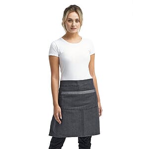 Domain Contrast Denim Waist Apron - RP128