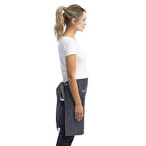 Domain Contrast Denim Waist Apron - RP128