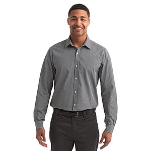 Men's Microcheck Gingham Cotton Shirt - RP220