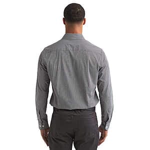 Men's Microcheck Gingham Cotton Shirt - RP220