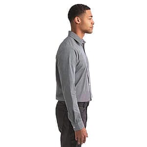 Men's Microcheck Gingham Cotton Shirt - RP220