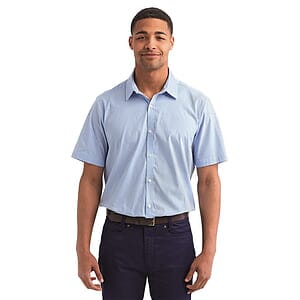 Men's Microcheck Gingham Cotton Shirt - RP221