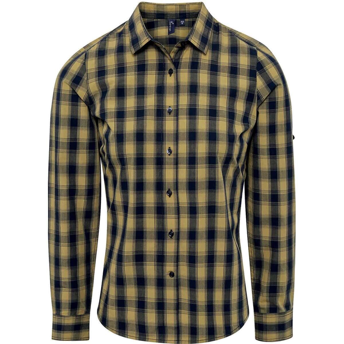 Women's Mulligan Check Cotton Dress Shirt - RP350