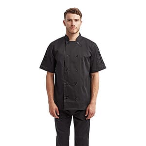 Unisex Short Sleeve Recycled Chef Coat - RP656