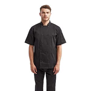 Unisex Short Sleeve Recycled Chef Coat - RP656