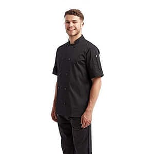 Unisex Short Sleeve Recycled Chef Coat - RP656