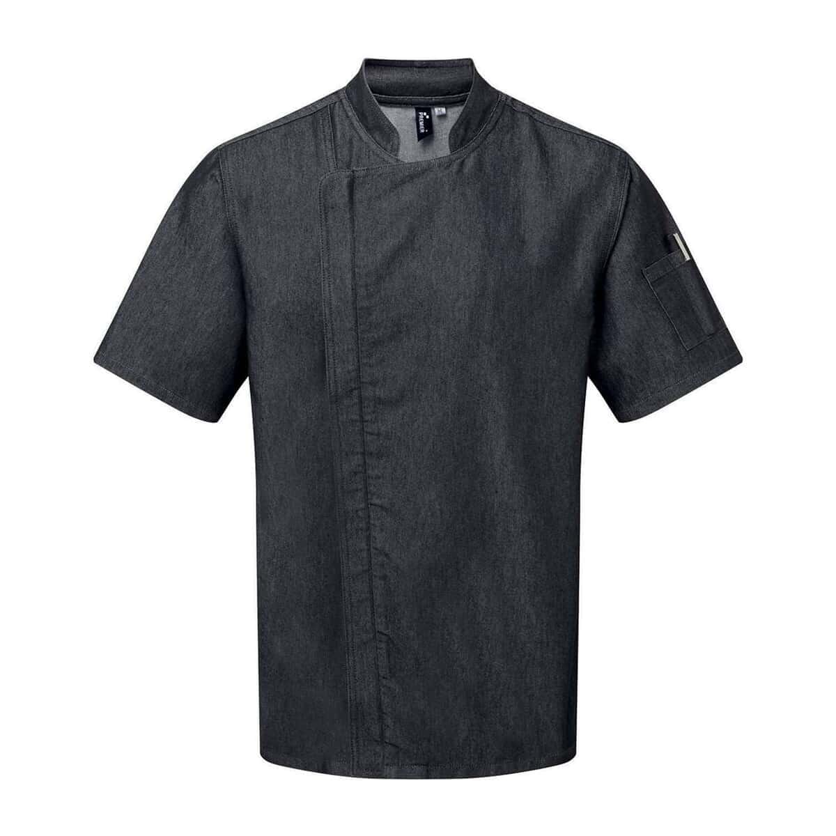 Unisex Zip-Close Short Sleeve Chef's Coat - RP906