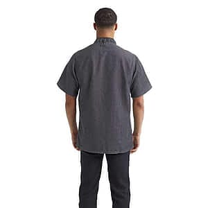 Unisex Zip-Close Short Sleeve Chef's Coat - RP906