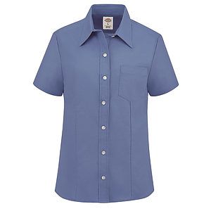 Women's Short Sleeve Stretch Oxford Shirt - S254