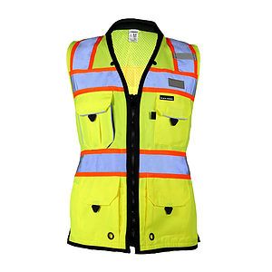 Women's Premium Black Series® Heavy Duty Surveyors Vest - S5021-5022