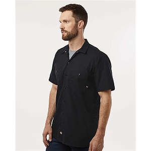 Men's Tall Industrial Short Sleeve Work Shirt - S535T