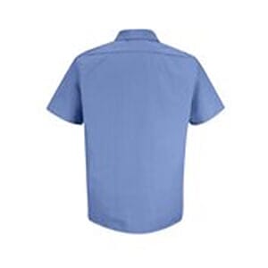 Men's Tall Industrial Stripe Short Sleeve Work Shirt - SB22T