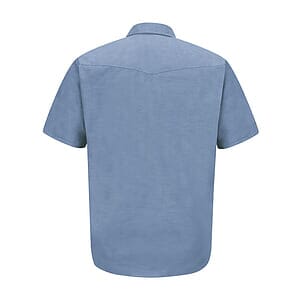 Men's Tall Deluxe Western Style Short Sleeve Shirt - SC24T