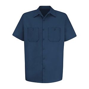Men's Cotton Short Sleeve Uniform Shirt - SC40