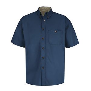 Men's Short Sleeve 100% Cotton Dress Shirt - SC64