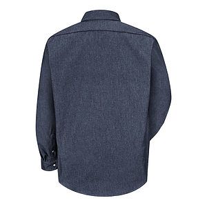 Men's Deluxe Denim Long Sleeve Shirt - SD78