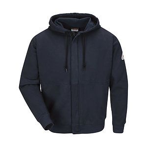 Men's Zip-Front Hooded Sweatshirt - SEH4