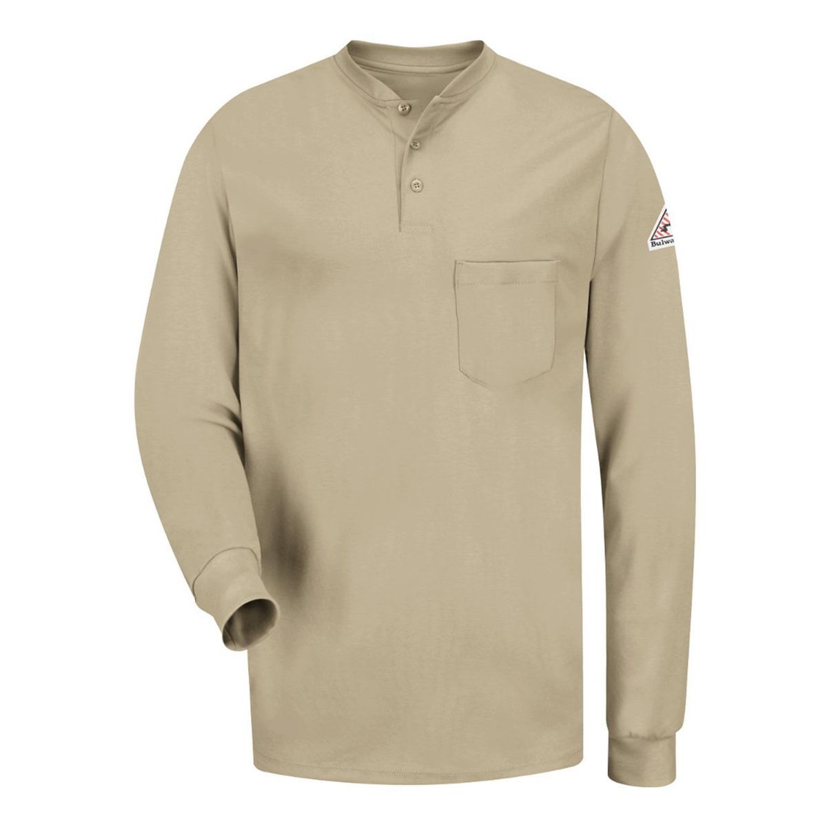 Men's Tall Long Sleeve Tagless Henley Shirt - SEL2T