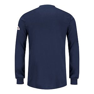 Women's Long Sleeve Tagless Henley Shirt - SEL3